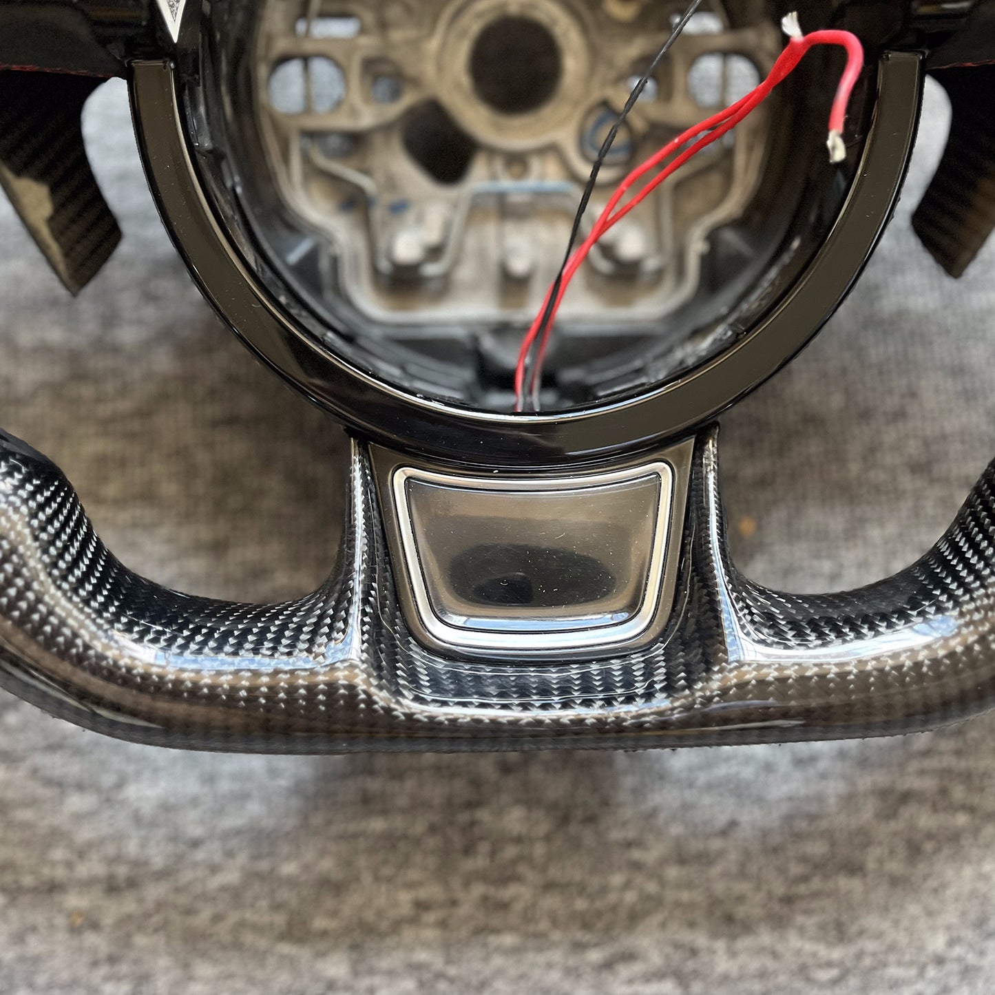 Custom Carbon Fiber Perforated leather Steering Wheel Heated Steering Wheel for A6 A7 S7 A8 S8 Carbon Paddle Shifts Included