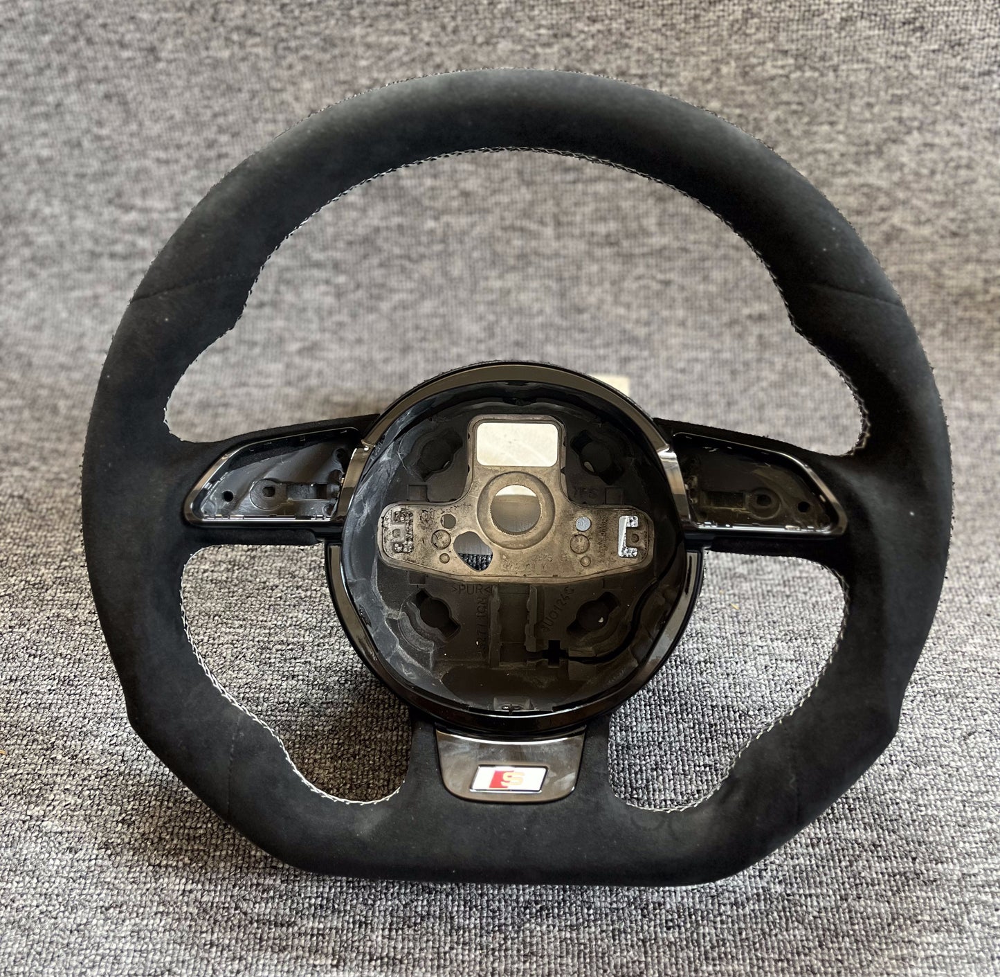 9040 Alcantara Steering Wheel for A3 A4 A5 RS3 RS4 RS5 Q5 RSQ5 Trim included