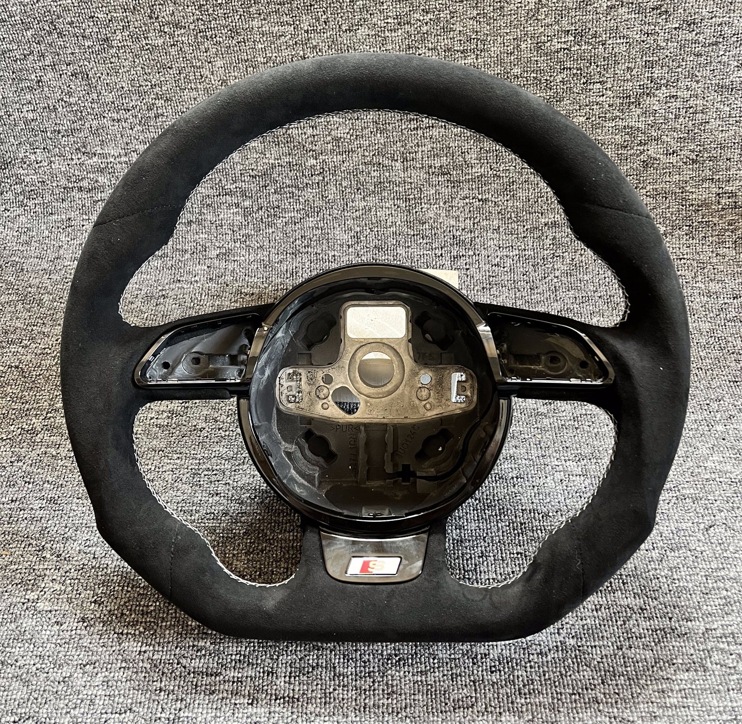 9040 Alcantara Steering Wheel for A3 A4 A5 RS3 RS4 RS5 Q5 RSQ5 Trim included