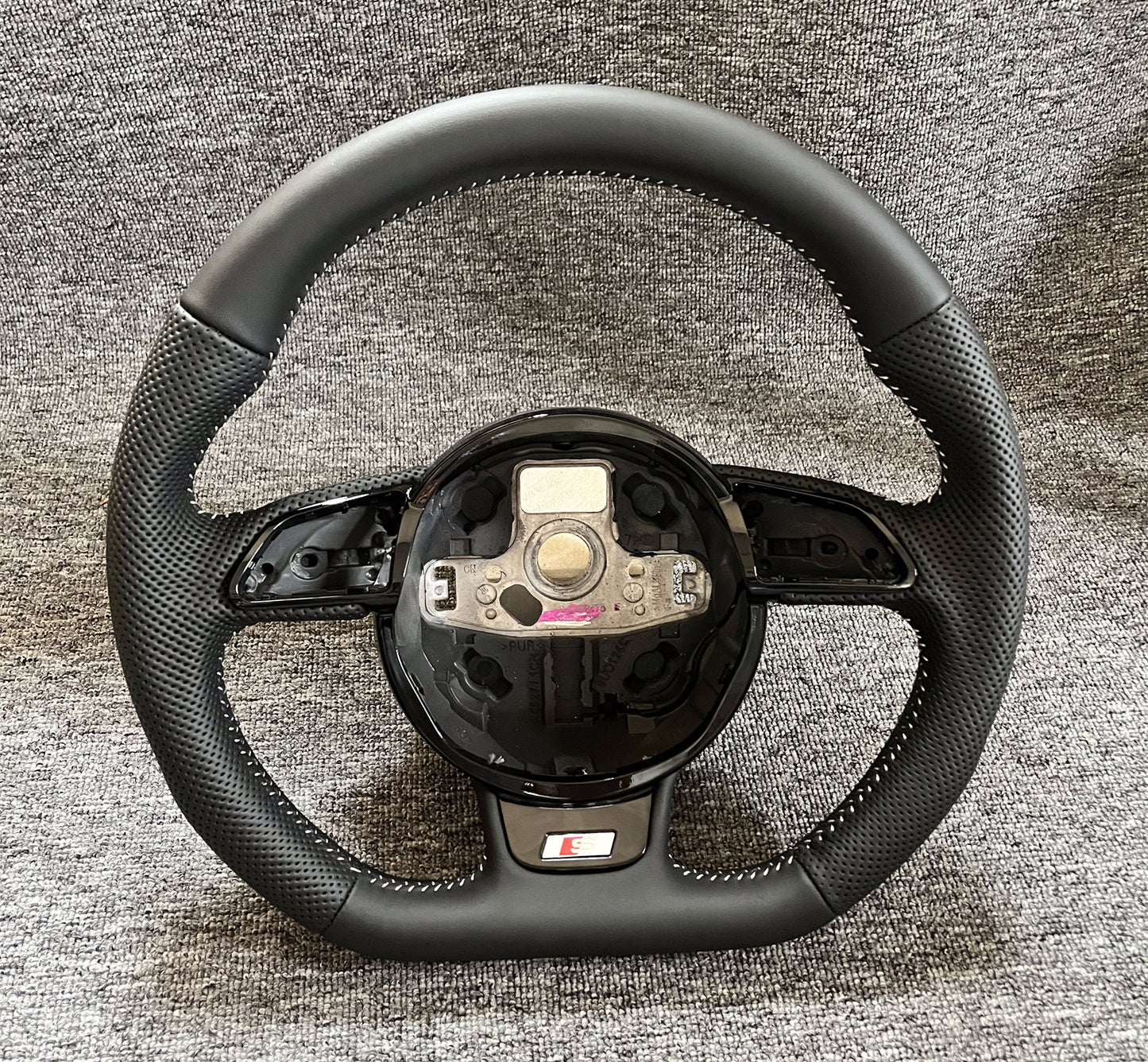 Flat Bottom Steering Wheel Customized for S3 S4 S5 Manual version