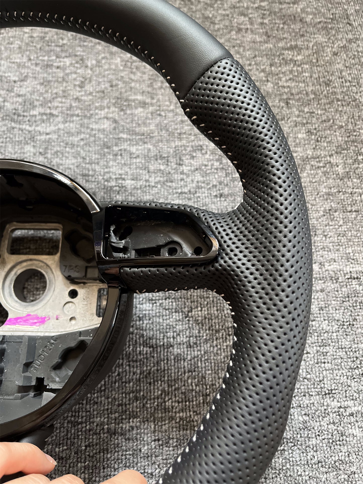 Flat Bottom Steering Wheel Customized for S3 S4 S5 Manual version